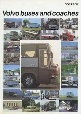Volvo Busse Prospekt 6.1985