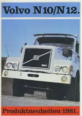 Volvo N 10 /12 Prospekt 8.1981