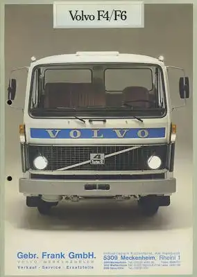 Volvo F 4/6 Prospekt 4.1979