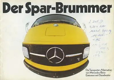 Mercedes-Benz Transporter Prospekt 1.1970