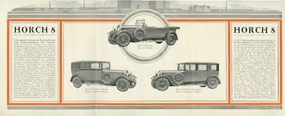 Horch 8 Prospekt ca. 1927