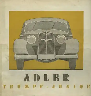 Adler Trumpf Junior Prospekt 5.1936