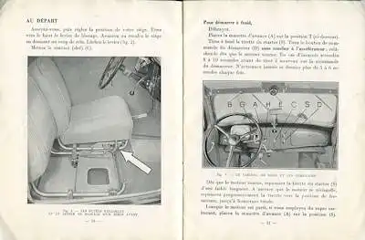 Citroen Modell 15 Bedienungsanleitung Notice d`Entretien 1950