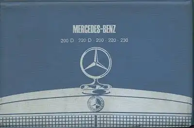 Mercedes-Benz W 114 / 115 Polster Mustermappe 1972