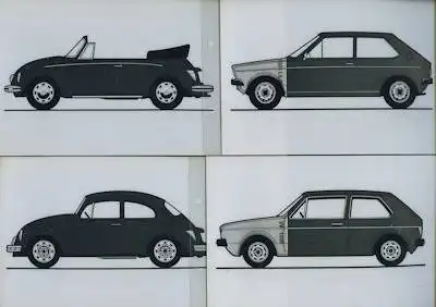 VW Farben und Ausstattung 1976