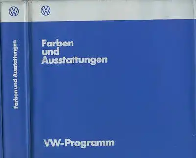 VW Farben und Ausstattung 1976