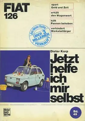 Fiat 126 Reparaturanleitung 1970er Jahre