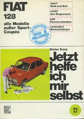 Fiat 128 Reparaturanleitung 1970er Jahre