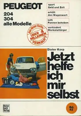Peugeot 204 / 304 Reparaturanleitung ca. 1976