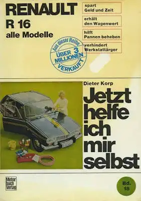 Renault 16 Reparaturanleitung ca. 1976