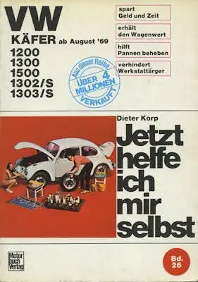 VW Käfer Reparatusanleitung ca. 1975