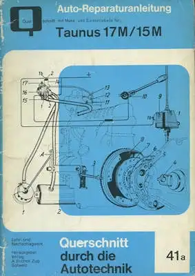 Ford Taunus 15 / 17 M P 2 Reparaturanleitung 1957-1960