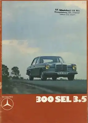 Mercedes-Benz 300 SEL 3.5 Prospekt 1970