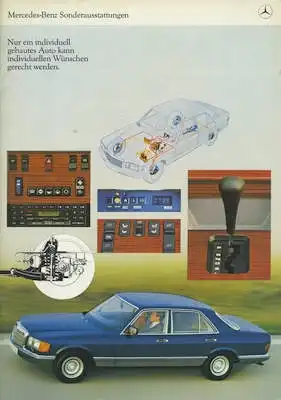 Mercedes-Benz Sonderausstattung Prospekt 4.1981