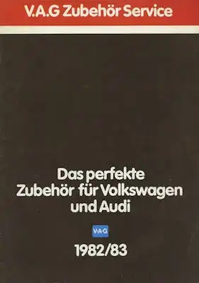 VW / Audi Zubehör Prospekt 1982/83