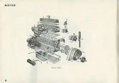 Volvo PV 444 Preisliste für Teile 1956