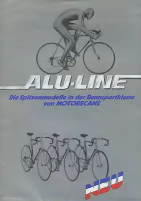 Motobecane Alu-Line Rennrad Prospekt ca. 1981