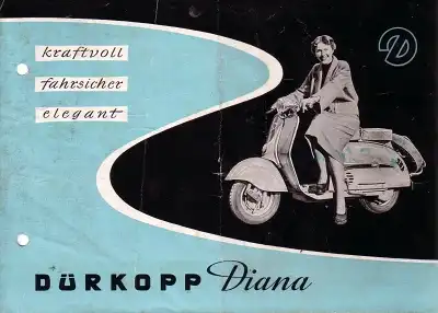 Dürkopp Diana 200 ccm Prospekt 3.1954