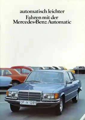 Mercedes-Benz Automatisches Getriebe Prospekt 7.1977