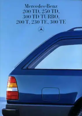 Mercedes-Benz 200 TD- 300 TE Prospekt 10.1985