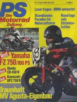 PS Die Motorradzeitung 1985 Heft 4