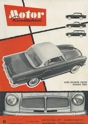 Motor Rundschau 1959 Heft 10
