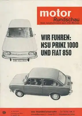 Motor Rundschau 1964 Heft 9