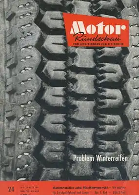 Motor Rundschau 1961 Heft 24