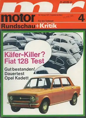 Motor Rundschau 1970 Heft 4