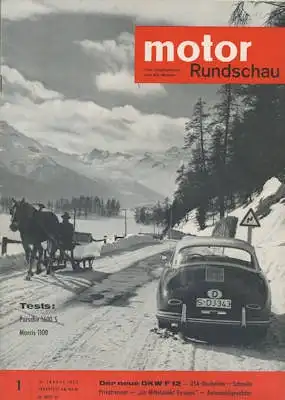 Motor Rundschau 1963 Heft 1