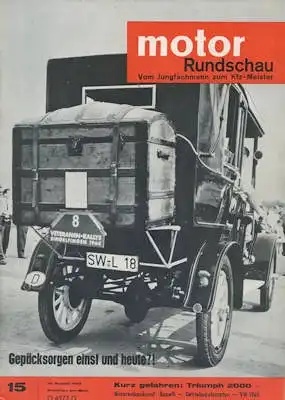 Motor Rundschau 1964 Heft 15