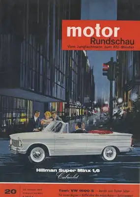 Motor Rundschau 1963 Heft 20