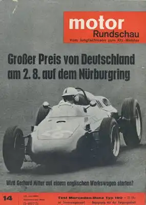 Motor Rundschau 1964 Heft 14