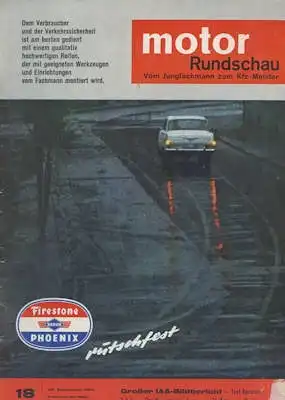 Motor Rundschau 1963 Heft 18