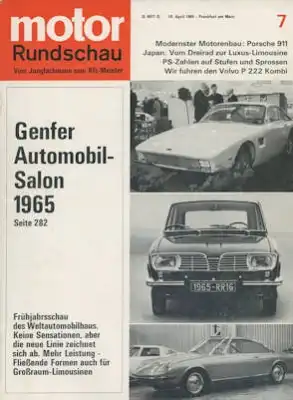 Motor Rundschau 1965 Heft 7