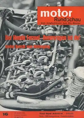 Motor Rundschau 1964 Heft 16