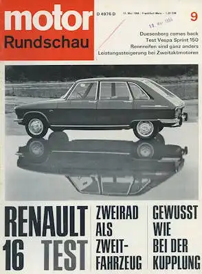 Motor Rundschau 1966 Heft 9