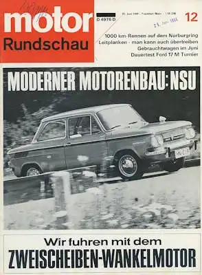 Motor Rundschau 1966 Heft 12