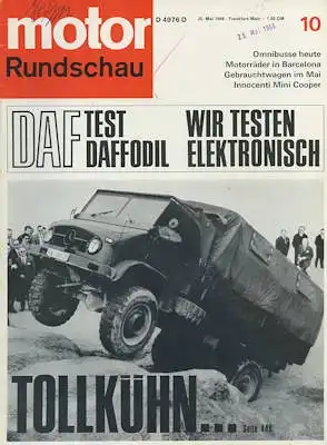 Motor Rundschau 1966 Heft 10