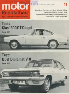 Motor Rundschau 1965 Heft 11