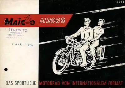 Maico M 200 S Prospekt 1954