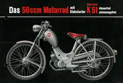 Kreidler K 51 Prospekt 9.1953