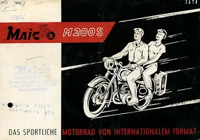 Maico M 200 S Prospekt 1954