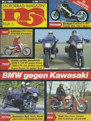 MO Motorrad Magazin 1986 Heft 5