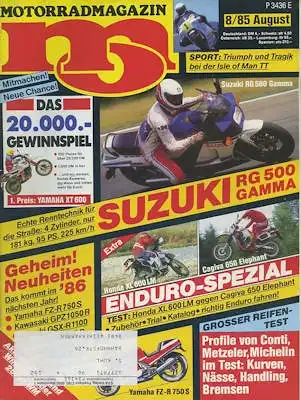 MO Motorrad Magazin 1985 Heft 8