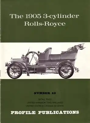 Rolls-Royce 1905 3-cylinder Provile Publications No.49