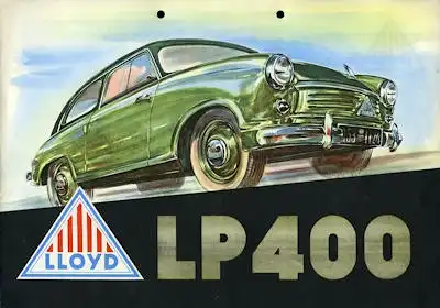 Lloyd LP 400 Prospekt ca. 1955