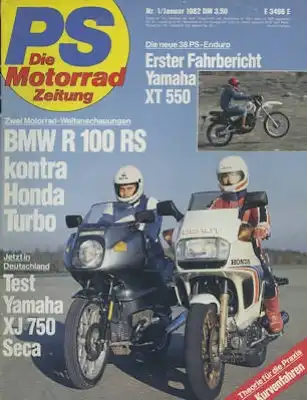 PS Die Motorradzeitung 1982 Heft 1