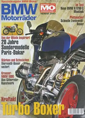 MO Sonderheft BMW Motorräder No. 9