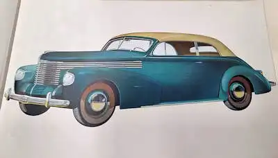 Opel Kapitän internes Prospekt ca. 1939